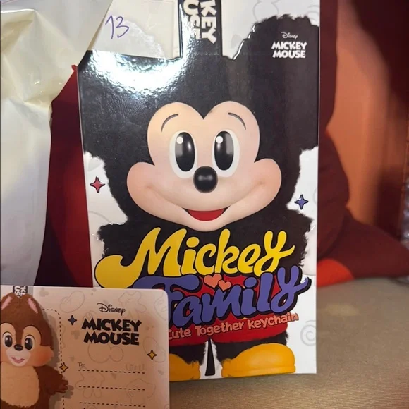 Confirmed -Chip. Disney Mickey Mouse - Chip Keychain Labubu - Picture 7 of 8